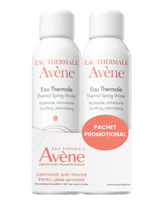 Avene apa termala spray 150 ml + 150 ml pachet promotional [1]