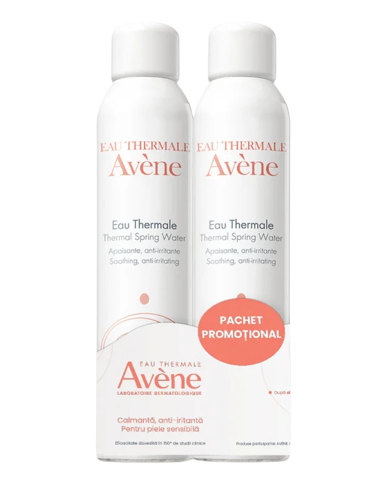 Avene apa termala spray 300 ml + 300 ml pachet promotional [1]