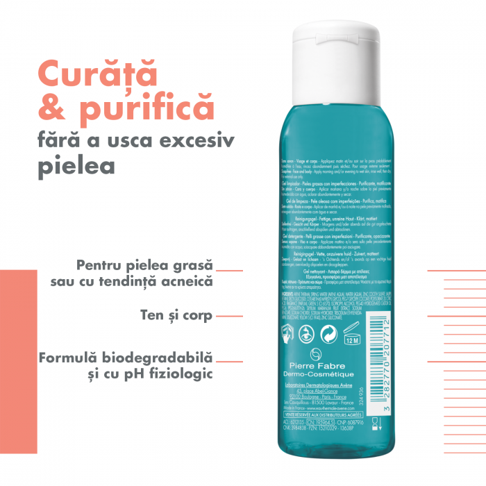 Avene Cleanance gel de curatare 100 ml [3]