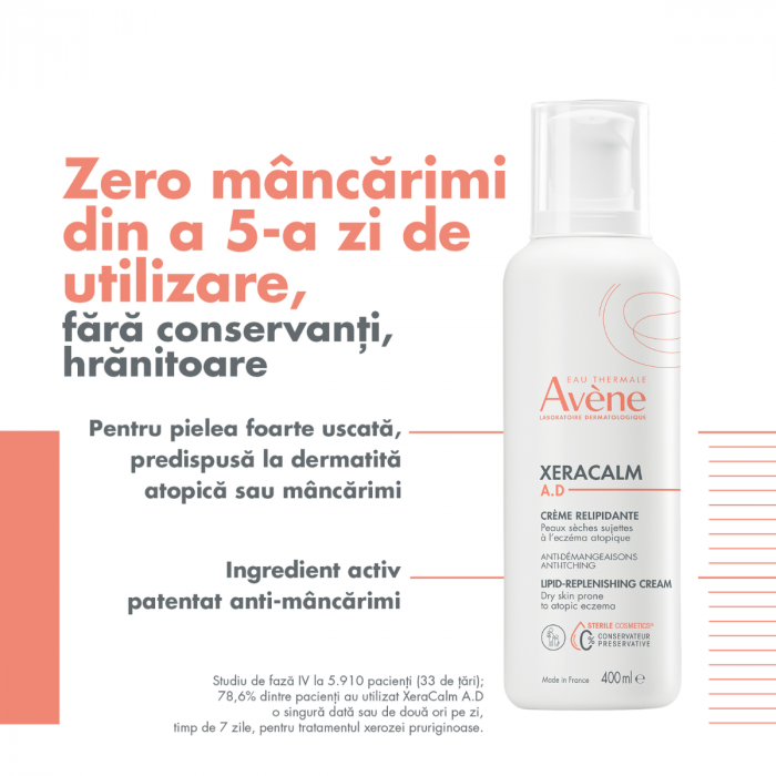 Avene XeraCalm A.D crema relipidanta 400 ml [3]