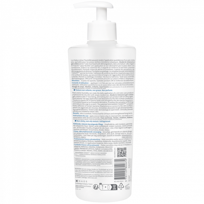 Bioderma Atoderm Intensive Gel-crema 500 ml [3]