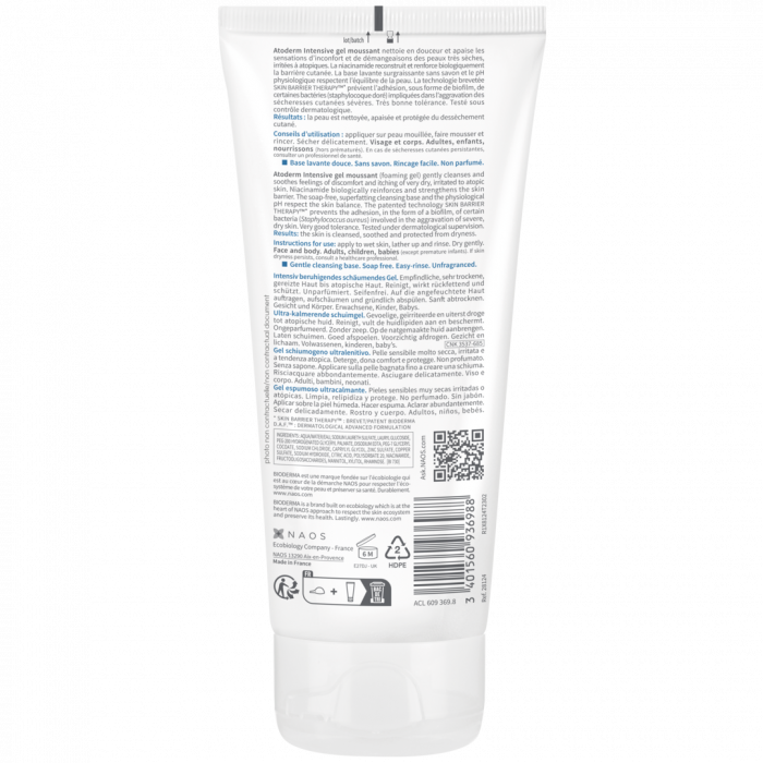 Bioderma Atoderm Intensive Gel spumant 200 ml [2]