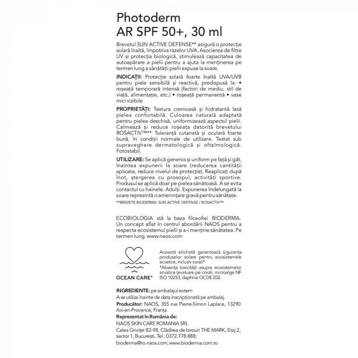 Bioderma Photoderm AR Crema anti-roseata SPF 50+ 30 ml [3]