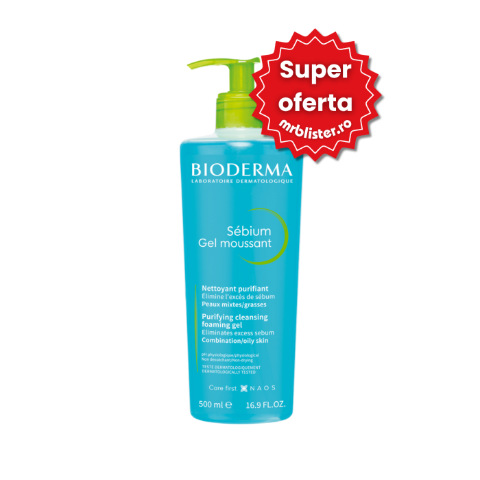 Bioderma Sebium Gel spumant 500 ml [1]