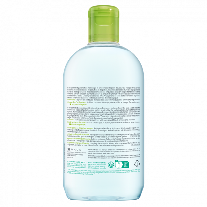 Bioderma Sebium H2O Apa micelara 500 ml [2]