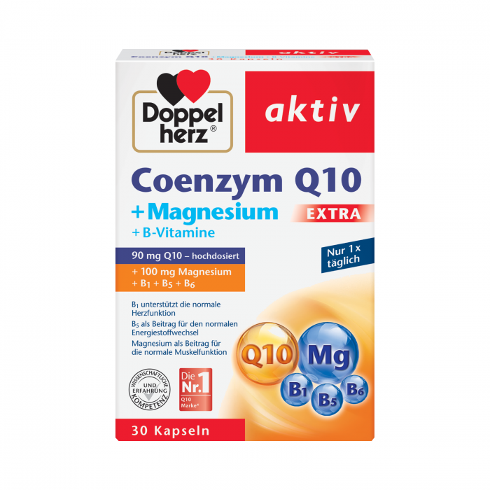 Doppelherz Aktiv Coenzima Q10 Extra + Magneziu 30 capsule [1]