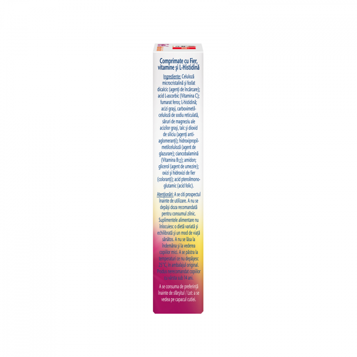Doppelherz Aktiv Fier + C + Histidina + Acid folic 30 comprimate [3]