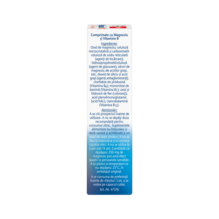 Doppelherz Aktiv Magneziu 400 mg + B1 + B6 + B12 + Acid Folic 30 comprimate [3]
