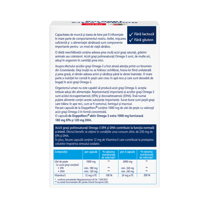 Doppelherz Aktiv Omega-3 Extra 1000 mg 60 capsule [3]
