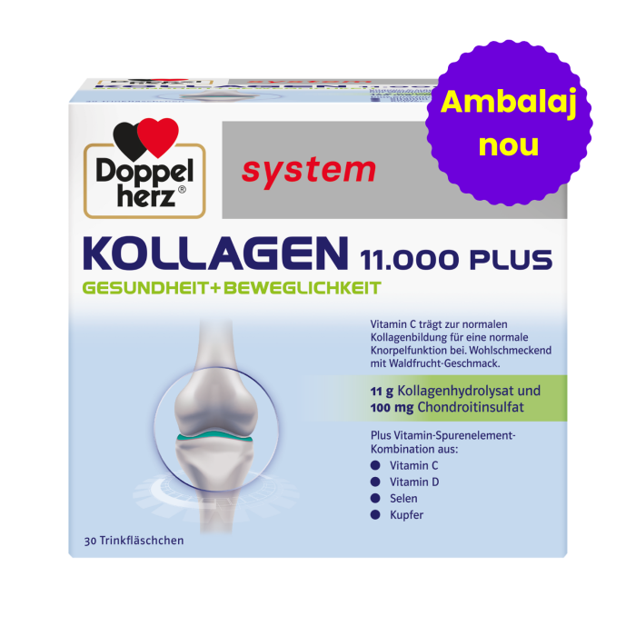 Doppelherz System Kollagen 11000 Plus 30 flacoane [3]