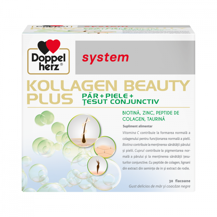 Doppelherz System Kollagen Beauty Plus 30 flacoane [2]