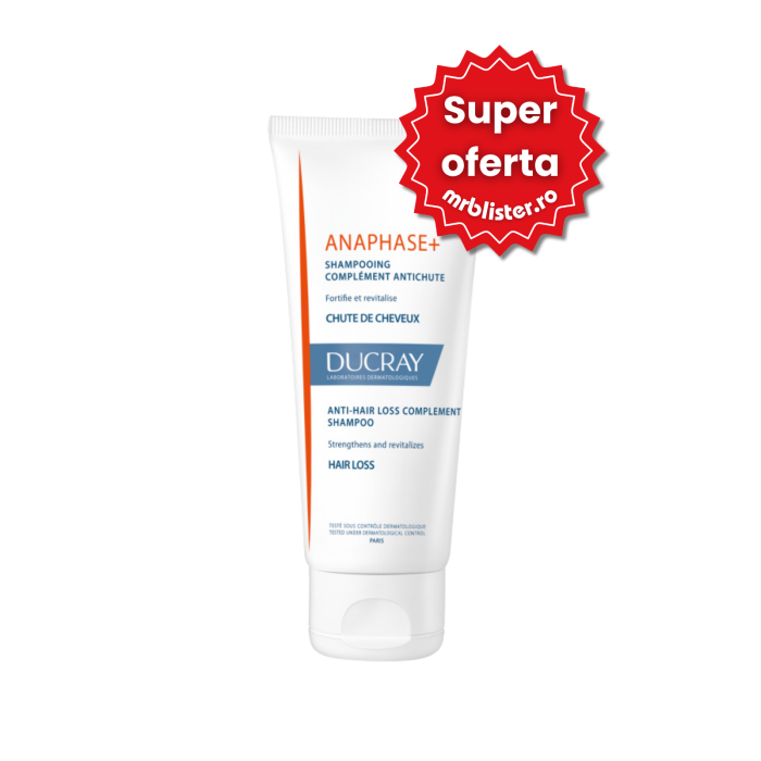 Ducray Anaphase+ sampon fortifiant si revitalizant 200 ml [1]