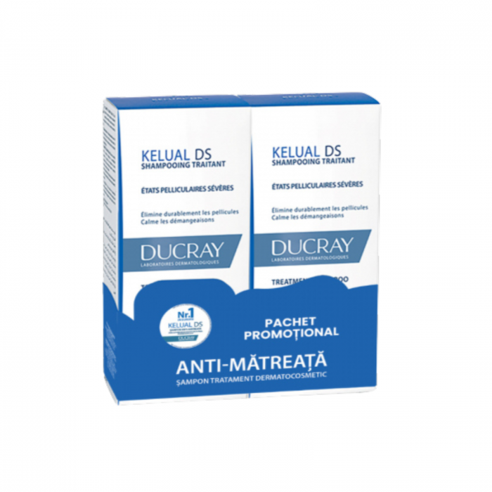 Ducray Kelual DS sampon tratament matreata severa 100 ml + 100 ml pachet promotional [1]