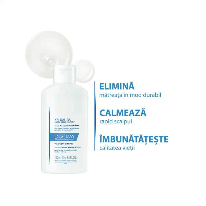 Ducray Kelual DS sampon tratament matreata severa 100 ml [2]