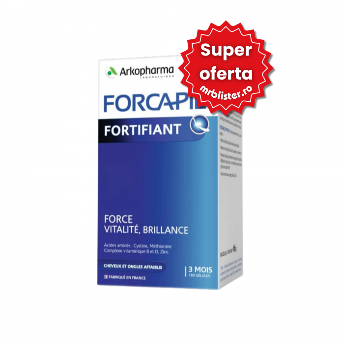 Forcapil Fortifiant Par si Unghii 180 capsule [1]