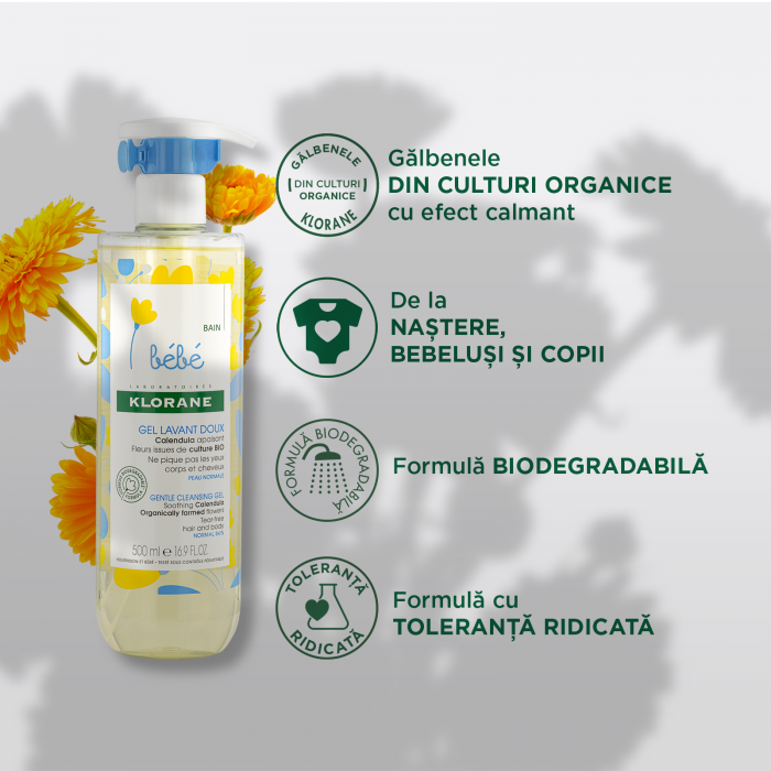 Klorane Bebe Gel Spumant 500 ml [2]