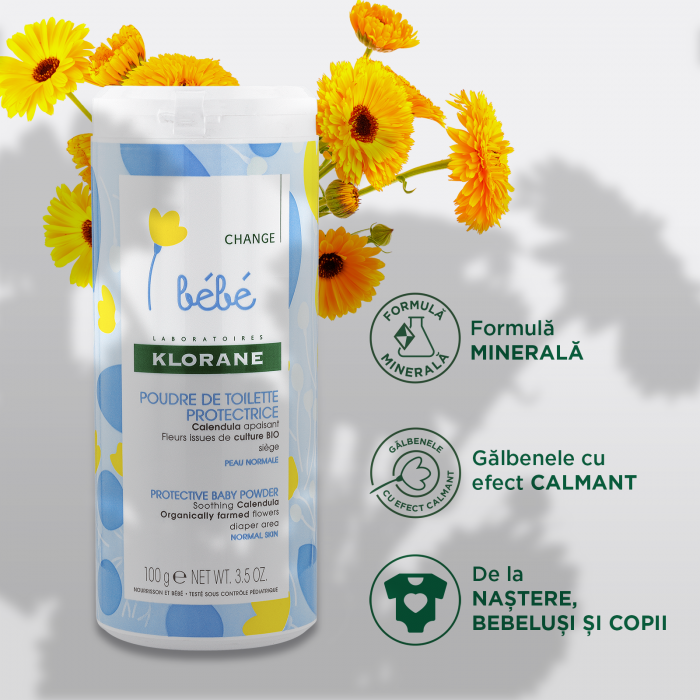 Klorane Bebe Pudra Protectoare 100 g [2]
