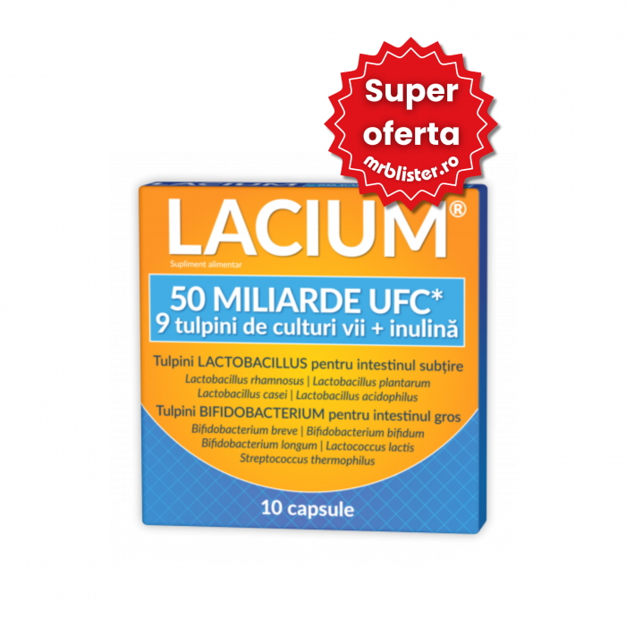 Lacium 50 miliarde UFC 10 capsule [1]