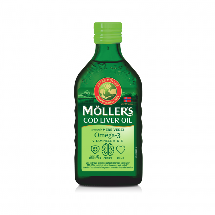 Moller's Cod Liver Oil Omega 3 Mere Verzi 250 ml [1]