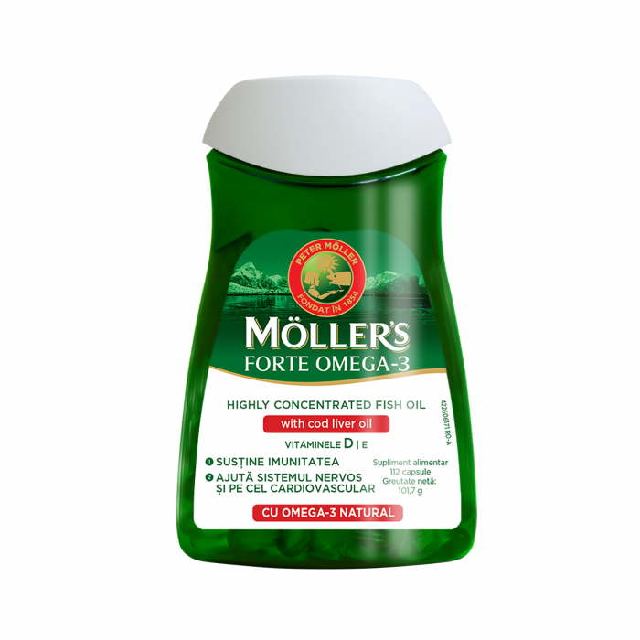 Moller's Forte Omega 3 + Cod Liver Oil 112 capsule [1]