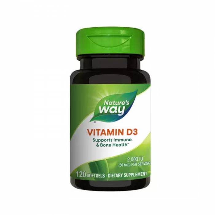 Nature's Way Vitamin D3 2000 UI 120 capsule moi [2]