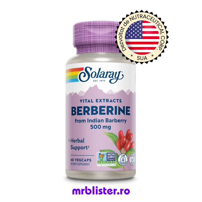 Solaray Berberine 500 mg 60 capsule vegetale [1]