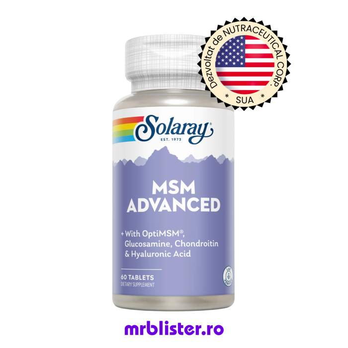 Solaray MSM Advanced 60 tablete [1]