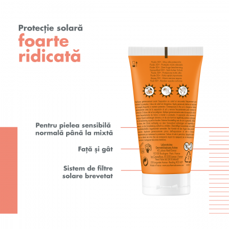 Avene Fluid protectie solara SPF 50+ Triasorb 50 ml [4]