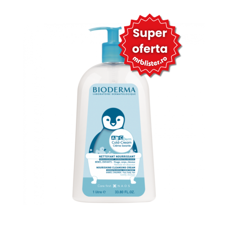 Toate produsele - Bioderma ABCDerm Cold Cream crema de spalare 1000 ml