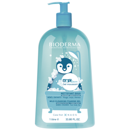 Ingrijire corp copii - Bioderma ABCDerm Gel spumant 1000 ml