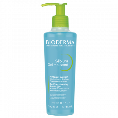 Ingrijire ten - Bioderma Sebium Gel spumant 200 ml