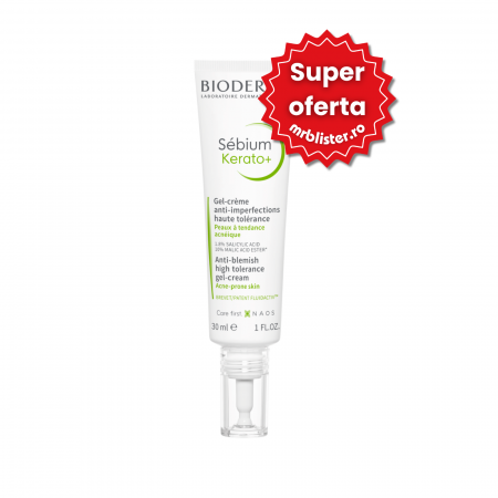 Oferte BIODERMA - Bioderma Sebium Kerato+ Gel-crema 30 ml