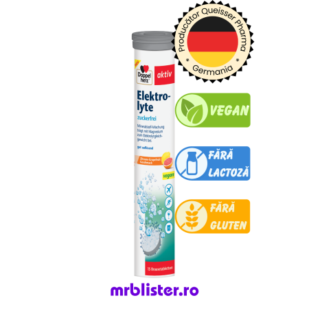 DOPPELHERZ - Doppelherz Aktiv Electroliti 15 comprimate efervescente
