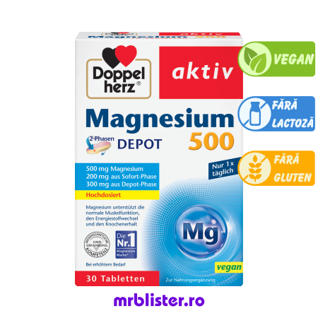 Toate produsele - Doppelherz Aktiv Magneziu 500 mg Depot 30 comprimate