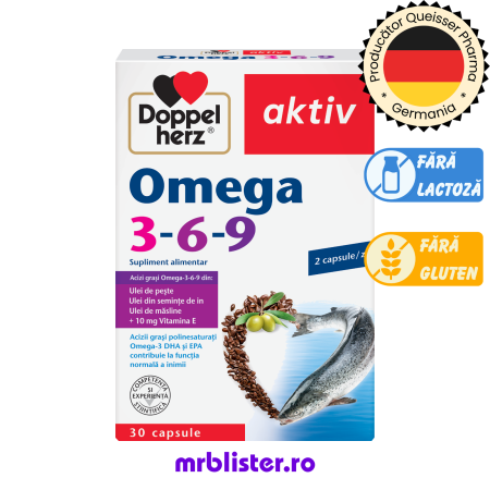 Toate produsele - Doppelherz Aktiv Omega 3-6-9 30 capsule