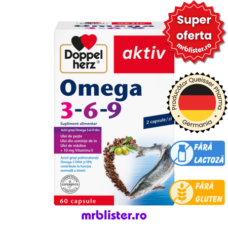 Toate produsele - Doppelherz Aktiv Omega 3-6-9 60 capsule
