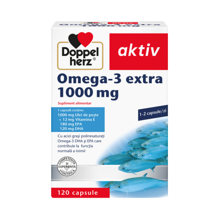 Doppelherz Aktiv Omega-3 Extra 1000 mg 120 capsule [1]