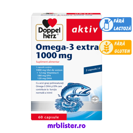 Toate produsele - Doppelherz Aktiv Omega-3 Extra 1000 mg 60 capsule