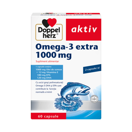 Doppelherz Aktiv Omega-3 Extra 1000 mg 60 capsule [1]