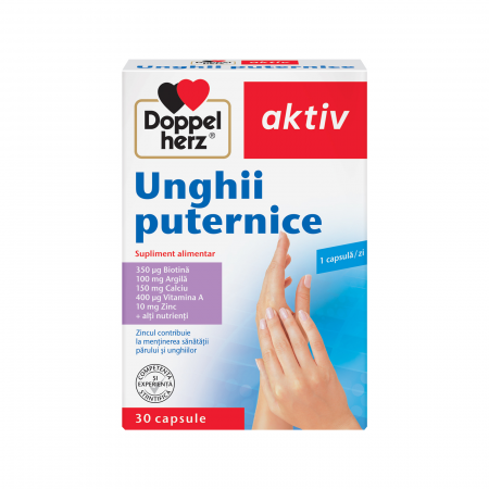 DOPPELHERZ - Doppelherz Aktiv Unghii puternice 30 capsule