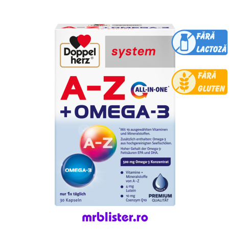 Toate produsele - Doppelherz System A-Z + Omega-3 ALL-IN-ONE 30 capsule
