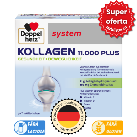 Toate produsele - Doppelherz System Kollagen 11000 Plus 30 flacoane