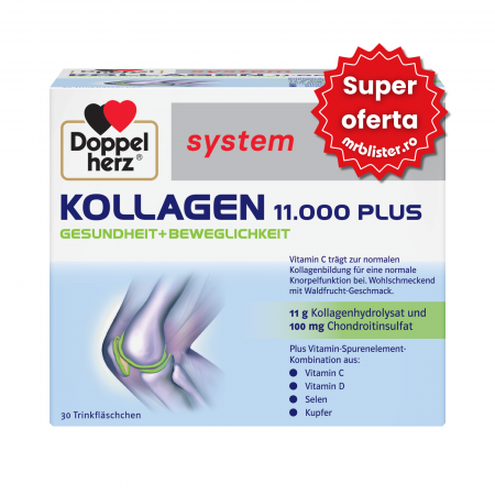 Toate produsele - Doppelherz System Kollagen 11000 Plus 30 flacoane