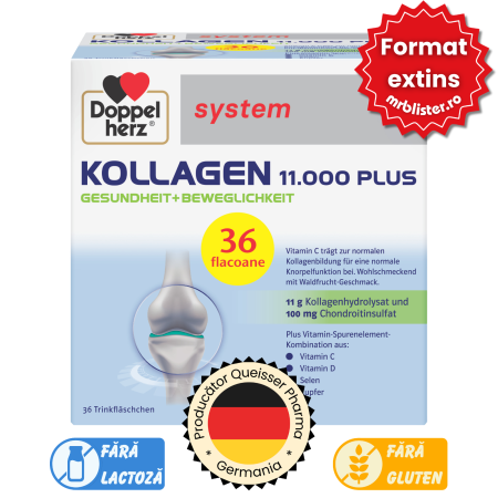 Toate produsele - Doppelherz System Kollagen 11000 Plus 36 flacoane