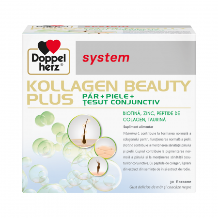 Doppelherz System Kollagen Beauty Plus 30 flacoane [1]