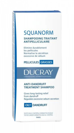 Ducray Squanorm sampon tratament matreata grasa 200 ml [2]