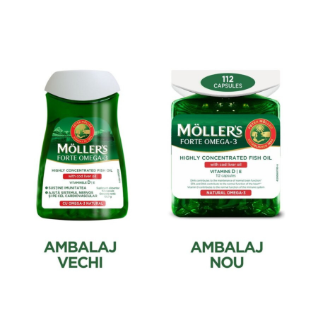 Moller's Forte Omega 3 + Cod Liver Oil 112 capsule [2]
