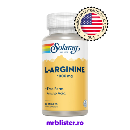 SOLARAY - Solaray L-Arginine 30 tablete