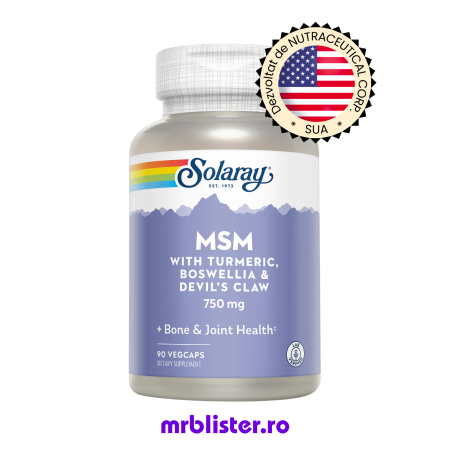 Toate produsele - Solaray MSM 90 capsule vegetale