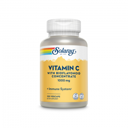 Toate produsele - Solaray Vitamin C 1000 mg 100 capsule vegetale